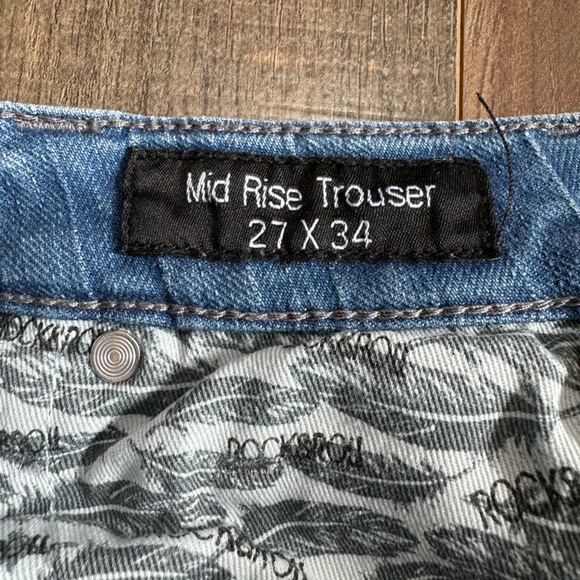 Rock and roll cowgirl denim striped trouser - Picture 3 of 3